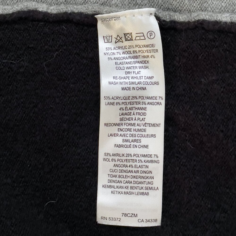 French Connection Color Block Sweater, Size Xs - image 4